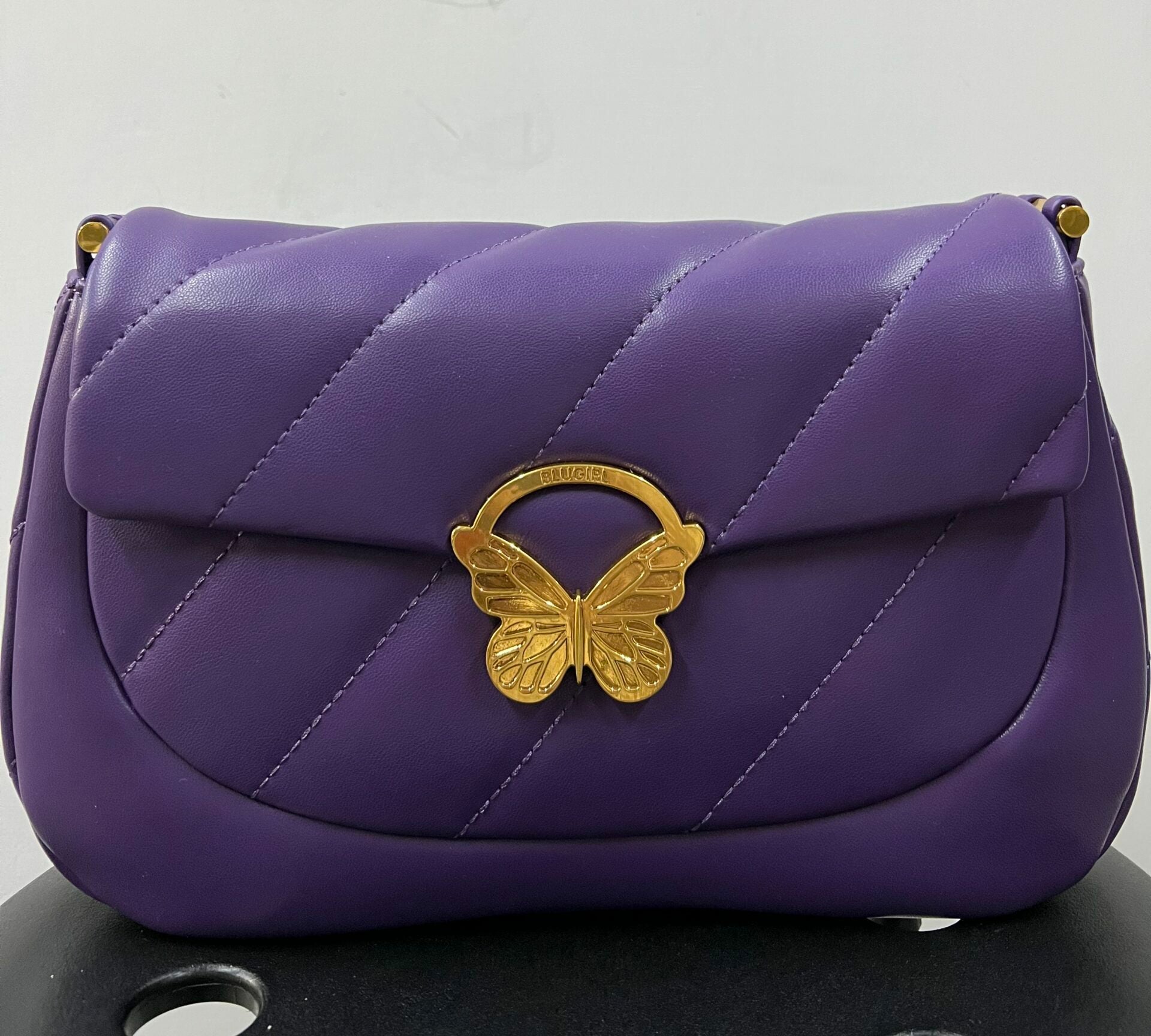 BORSA BLUGIRL X BLUMARINE VIOLA IN PELLE