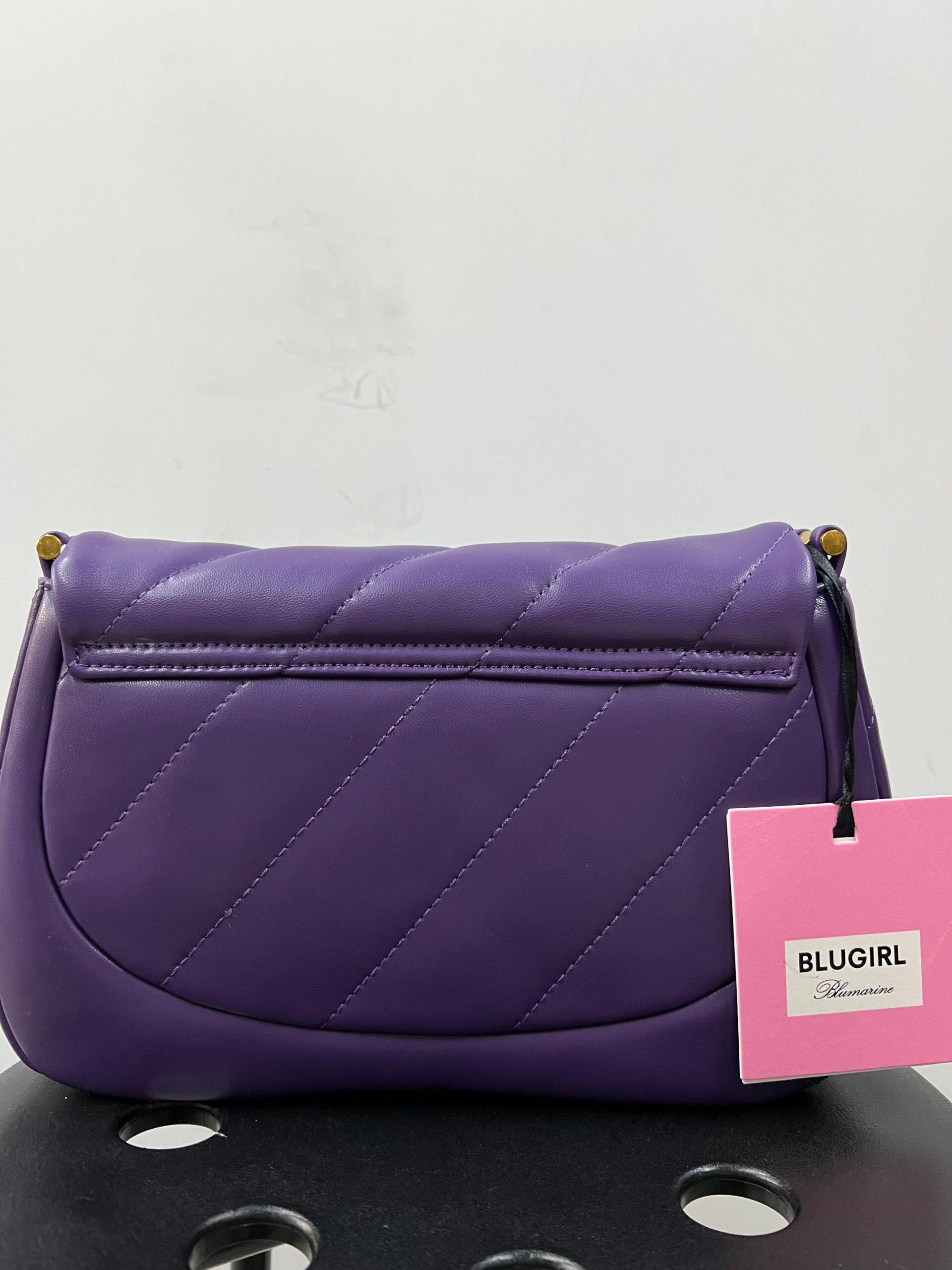 BORSA BLUGIRL X BLUMARINE VIOLA IN PELLE