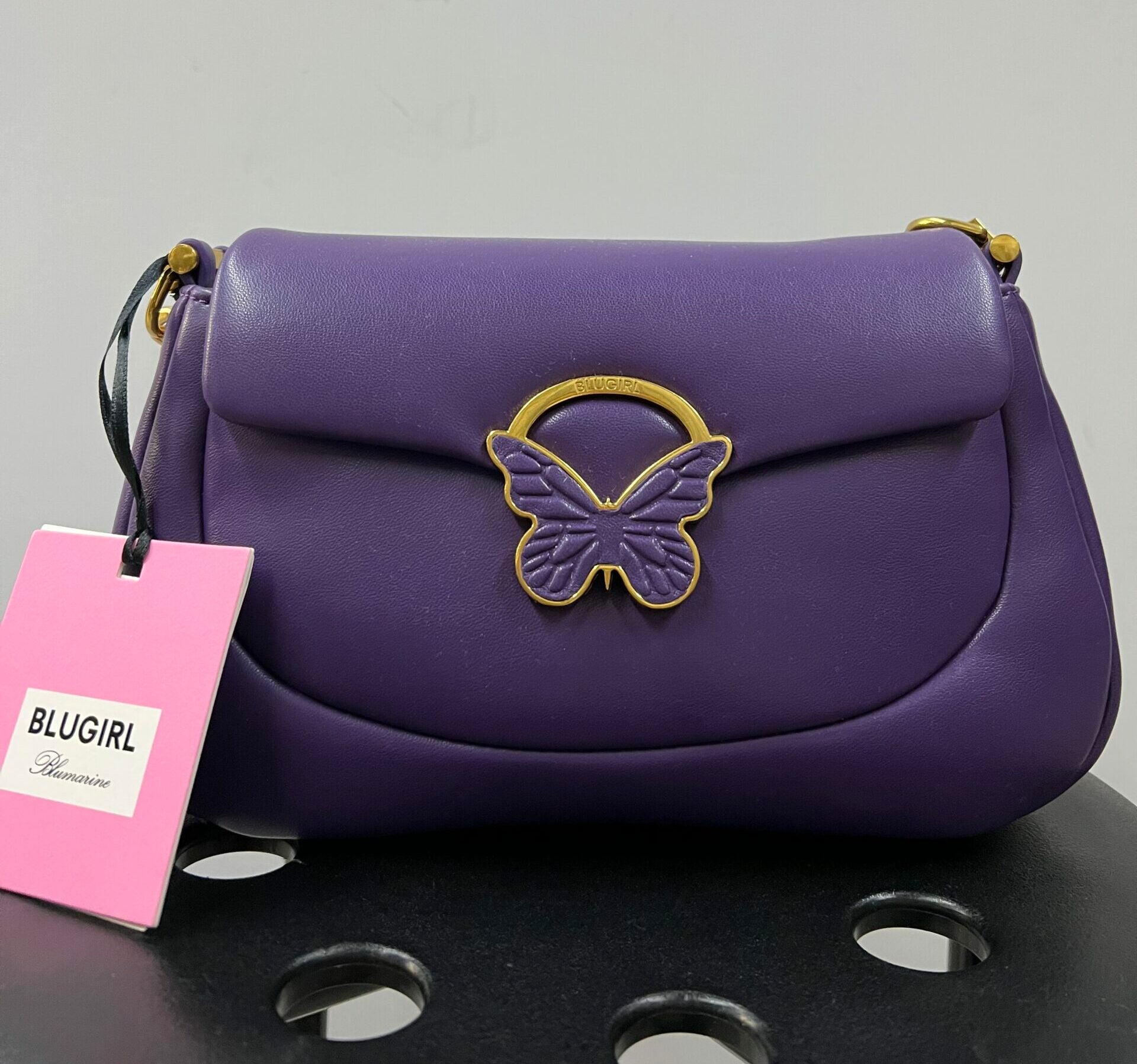 BORSA BLUGIRL X BLUMARINE VIOLA IN PELLE