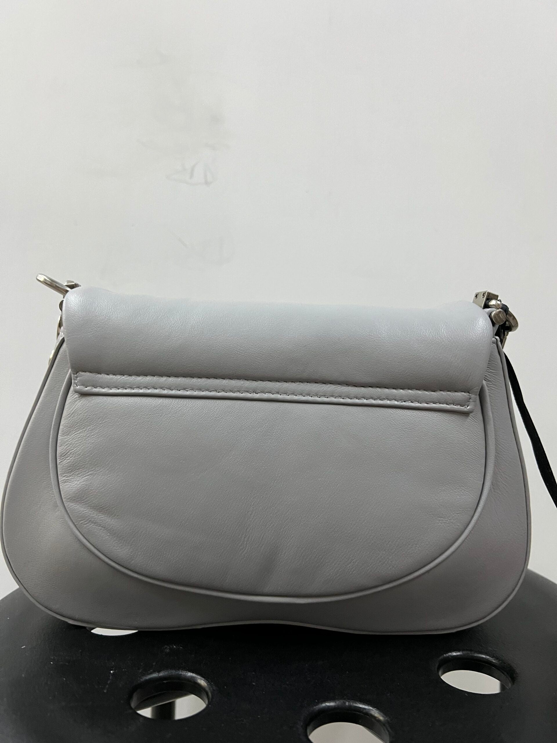 BORSA BLUGIRL X BLUMARINE GRIGIA IN PELLE