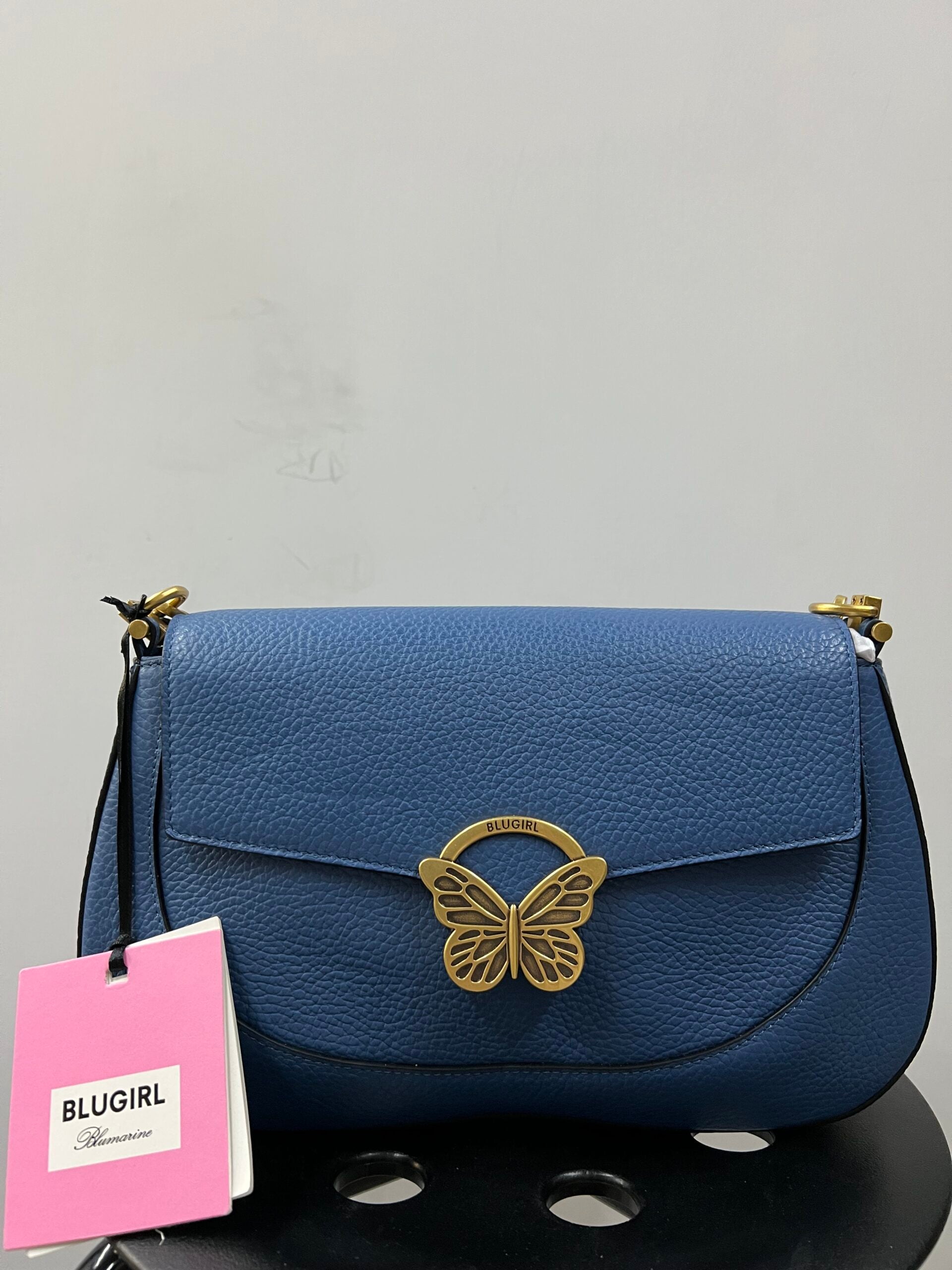 BORSA BLUGIRL X BLUMARINE BLU IN PELLE