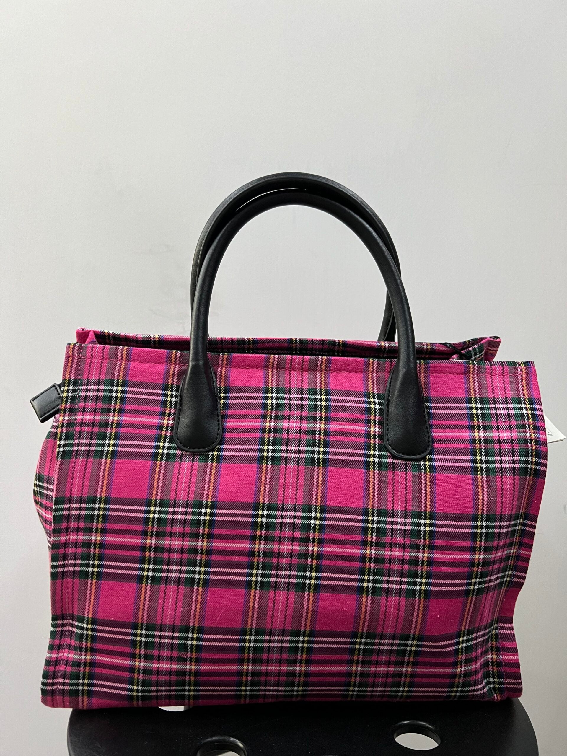 BORSA BLUGIRL X BLUMARINE FUCSIA A QUADRI.