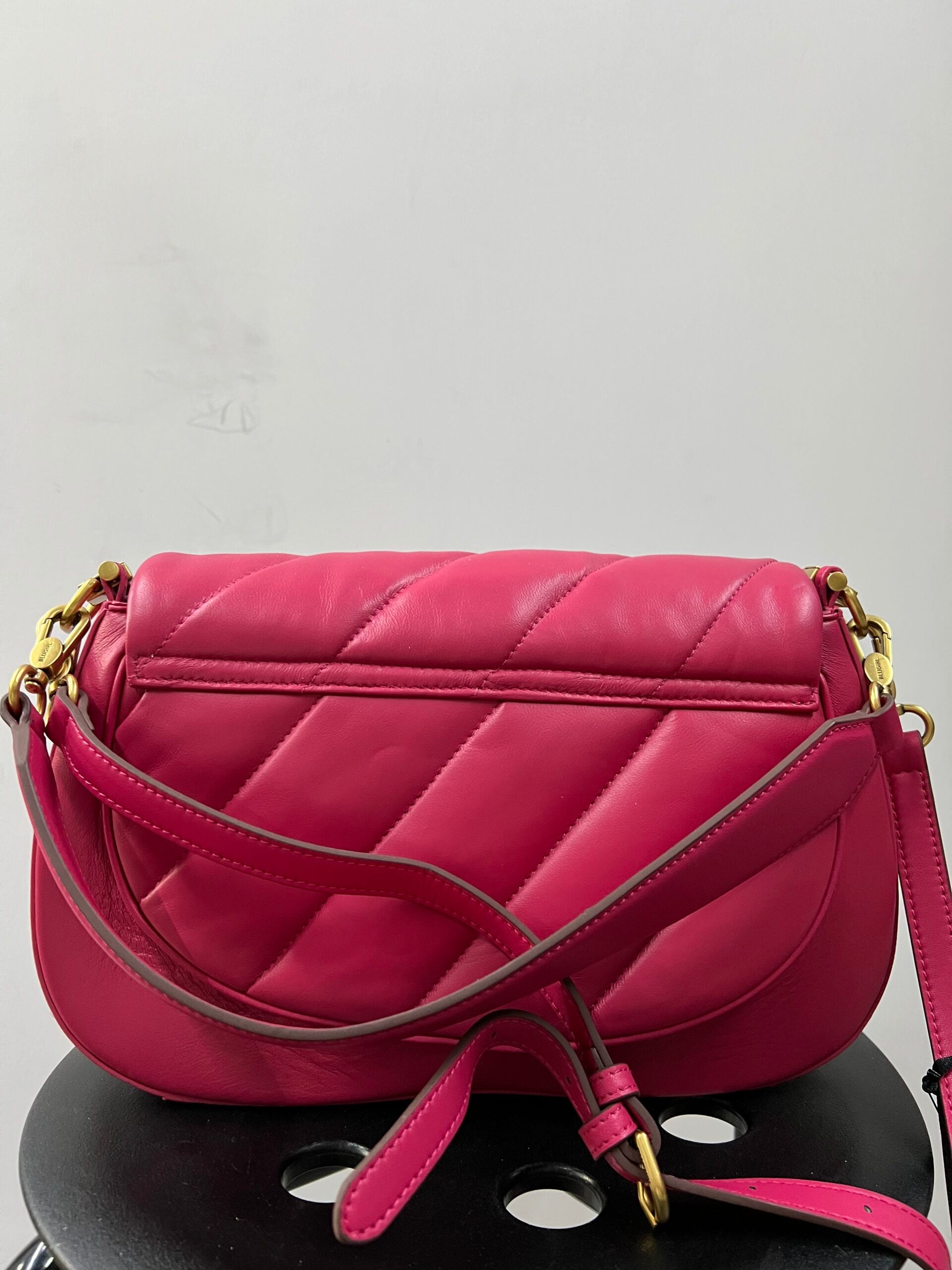 BORSA BLUGIRL X BLUMARINE FUCSIA IN PELLE