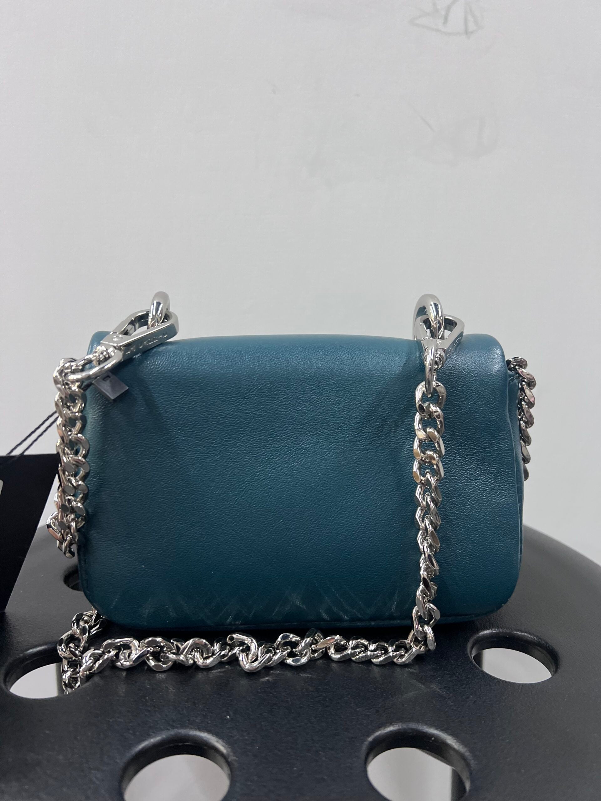 MINI BORSA LA CARRIE VERDE IN PELLE